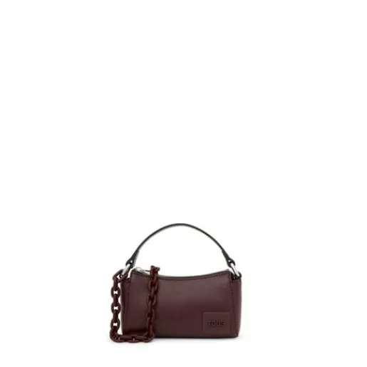 Mini bolso bandolera burdeos Amanda^TOUS Outlet