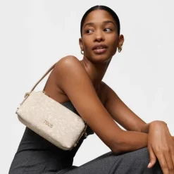 Minibolso beige Kaos Mini Lines^TOUS Online