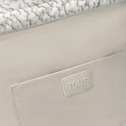 Mochila blanca Kaos Mini Puffy Soft^TOUS Online