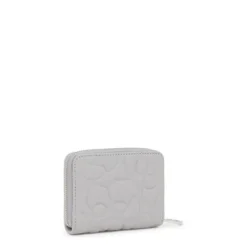 Monedero de piel gris Greta^TOUS Sale