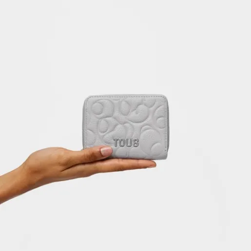 Monedero de piel gris Greta^TOUS Sale