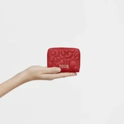 Monedero de piel roja Greta^TOUS New