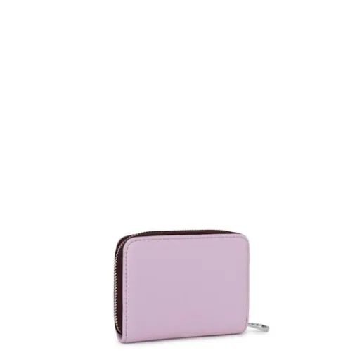 Monedero mediano malva New Dubai Saffiano^TOUS Best