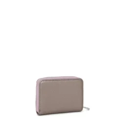 Monedero mediano plateado New Dubai Saffiano^TOUS Best