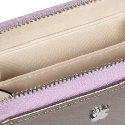 Monedero mediano plateado New Dubai Saffiano^TOUS Best