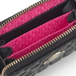 Monedero Mediano Sherton de Piel en color Negro^TOUS Hot