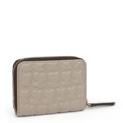 Monedero Mediano Sherton de Piel en color Topo^TOUS New