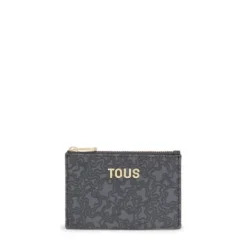Monedero tarjetero oscuro Kaos Mini Lines^TOUS Clearance