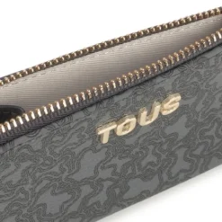 Monedero tarjetero oscuro Kaos Mini Lines^TOUS Clearance