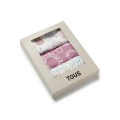 Muselina pack de 3 MMuse rosa^TOUS Online