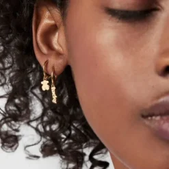 Pack Criollas con baño de oro 18 kt sobre plata Good Vibes^TOUS Clearance