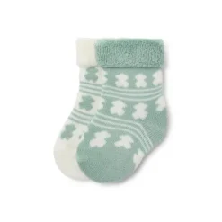 Pack de 2 pares de calcetines de bebé SSocks verde^TOUS