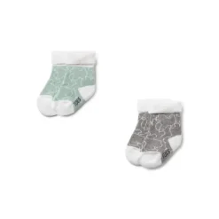 Pack de 2 pares de calcetines de bebé SSocks verde^TOUS