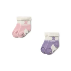 Pack de 2 pares de calcetines de bebé SSocks rosa^TOUS Online