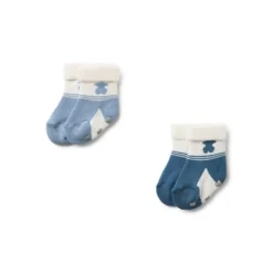 Pack de 2 pares de calcetines de bebé SSocks azul^TOUS Best