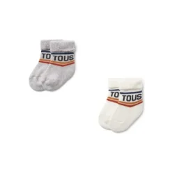 Pack de 2 pares de calcetines de bebé SSocks gris^TOUS New