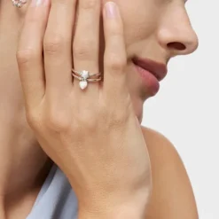 Pack de Anillos motivos flor-corazón de plata Mini Icons^TOUS Best