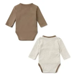 Pack de bodys de bebé cruzados Classic beige^TOUS Outlet