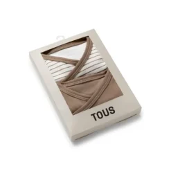 Pack de bodys de bebé cruzados Classic beige^TOUS Outlet