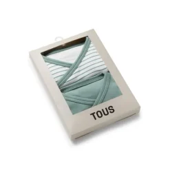 Pack de bodys de bebé cruzados Classic verde^TOUS Outlet