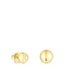 Pack de pendientes con baño de oro 18 kt sobre plata bola Plump^TOUS Sale