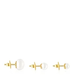Pack de Pendientes de perlas Gloss^TOUS Discount