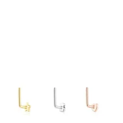 Pack de Piercings de nariz Basics de acero tricolor^TOUS