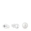 Pack de tres pendientes de plata y perlas cultivadas Tsuri^TOUS Best