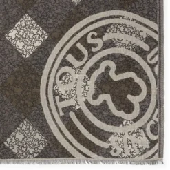 Pañuelo Kaos Mini Stamp Jacquard marrón^TOUS Online