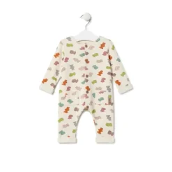 Pelele de bebé con osos multicolor crudo^TOUS