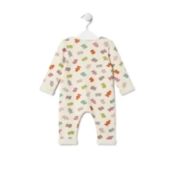 Pelele de bebé con osos multicolor crudo^TOUS