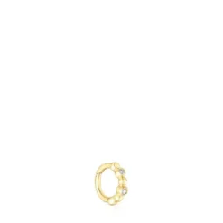 Pendiente aro pequeño con bolas de y diamantes Les Classiques^TOUS Sale