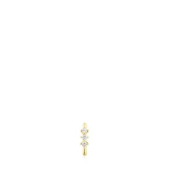 Pendiente aro tira de y diamantes Les Classiques^TOUS Online