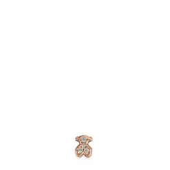 Pendiente oso de oro rosa con diamantes Les Classiques^TOUS Hot