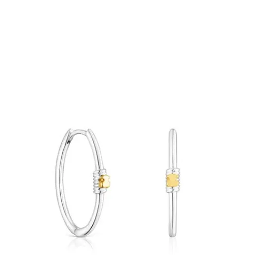 Pendientes aro bicolor Lure^TOUS Hot