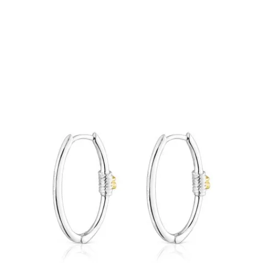 Pendientes aro bicolor Lure^TOUS Hot
