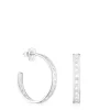 Pendientes aro de plata con silueta de oso Bear Row^TOUS Sale