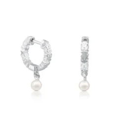 Pendientes aro de plata Straight^TOUS Hot