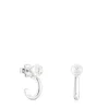 Pendientes aro de plata y perla Icon Pearl^TOUS Sale