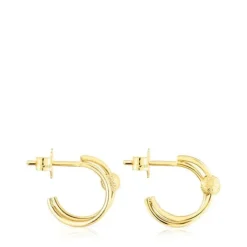 Pendientes aro doble de oro Sylvan^TOUS Outlet