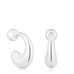 Pendientes aro grandes de plata Balloon^TOUS Best