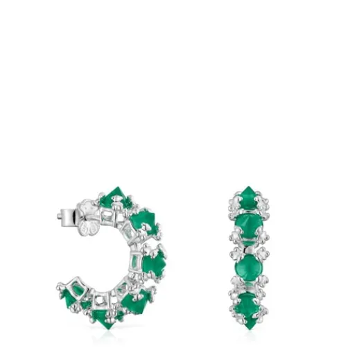Pendientes aro grandes de y calcedonia Color Pills^TOUS Best
