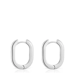 Pendientes aro largos de 22 mm Basicos^TOUS Online