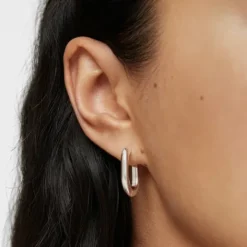 Pendientes aro largos de 22 mm Basicos^TOUS Online