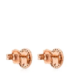 Pendientes Camille con baño de oro rosa 18 kt sobre plata y espinela Camille^TOUS Best
