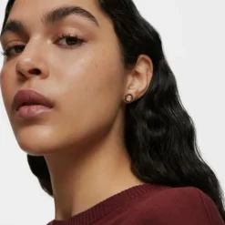 Pendientes Camille con baño de oro rosa 18 kt sobre plata y espinela Camille^TOUS Best