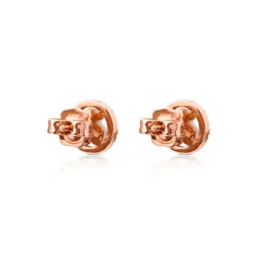 Pendientes con baño de oro rosa 18 kt sobre plata y nácar y zafiro multicolor Camille^TOUS Sale
