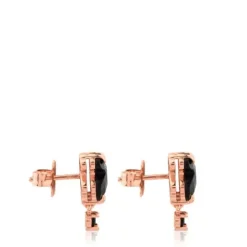 Pendientes con baño de oro rosa 18 kt sobre plata Erma^TOUS Discount