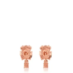 Pendientes con baño de oro rosa 18 kt sobre plata Erma^TOUS Discount