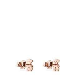 Pendientes con baño de oro rosa 18 kt sobre plata Sweet Dolls^TOUS Outlet